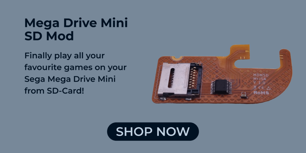 Sega Mega Drive Mini SD Mod Product Display